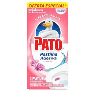 (REC) Pato Pastilha Adesiva Floral C/ 3un Com 20% , Pato