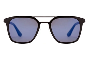 Óculos de Sol Evoke For You DS15 A01 Black Shine / Blue Mirror Unico - Lente 5,4 cm