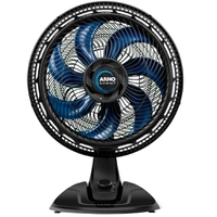 Ventilador de Mesa Arno X-Treme 7 40cm 7 Pás 3 Velocidade 150W VE70 - Preto - 220 Volts