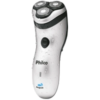 Barbeador Elétrico Philco Aqua Silver 52153007 Bivolt – Prata - R$60