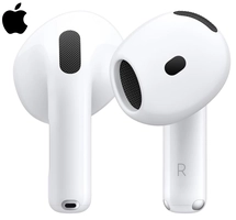 [R$ 1034 COM CASHBACK PELANDO] Apple AirPods 4, Fone Bluetooth, Áudio Espacial Personalizado, Com estojo de recarga USB-C