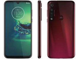Smartphone Motorola G8 Plus 64GB Cereja 4G - 4GB RAM Tela 6,3” Câm. Tripla + Câm. Selfie 25MP