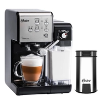 Kit Cafeteira PrimaLatte Black e Moedor de Café Oster