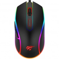 MOUSE GAMER HAVIT MS792 RGB 6 BOTÕES 3200 DPI PRETO | R$30