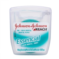 Johnson's Reach Fio Dental Essencial Menta, 100m