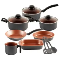 Conjunto de Panelas Tramontina Turim Antiaderente – 10 Peças | R$161