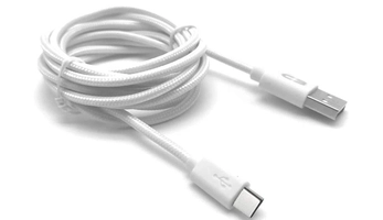 [PRIME] Cabo USB-USB C C3Plus CB-C11WH 1M Compatível com USB-C - 2A | R$10