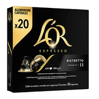 L'OR Café L'Or Cápsula Ristretto - 20 Cápsulas