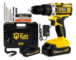 Parafusadeira Furadeira Black Tools TB-21PX c/ Maleta e 2 baterias