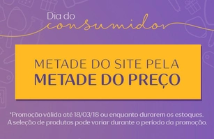 Semana do consumidor Natura - Metade do site pela metade do preço