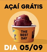 [Em todo Brasil] Açaí grátis nas lojas The Best 