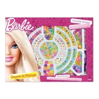 Kit Cojunto de Miçangas Barbie 100 Peças F0015-2 Fun