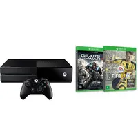 Console Xbox One 500GB + Controle sem Fio Preto + Gears of War 4 + FIFA 17 - R$ 1.066,16