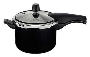 (APP) Panela de Pressão Tramontina Vancouver Effect em Alumínio Antiaderente Starflon Max Preto 20 cm 4,5 L