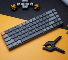 Teclado Mecânico Keychron K7 G ultra-fino Fem fio Low profile 