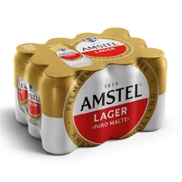 Pack Amstel Cerveja Lager - 12 latas de 473ml