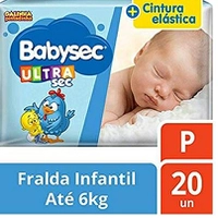 Fralda Babysec Galinha Pintadinha  P 20 Unids (Frete grátis para prime)