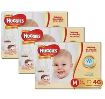 Fraldas da Huggies Turma da Mônica Soft Touch M - 138 Unidades