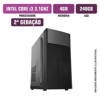 Computador Flex Computer Intel Core I3-2100 4GB SSD 240Gb