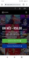 [PS4 e Xbox One] EA Access | 1 mês por R$6