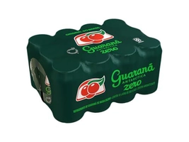 (REC) Guaraná Antarctica Zero 350ml - Pack com 12 Latas
