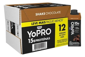 YoPRO Bebida Láctea Chocolate 15g Prot. 250ml c/12