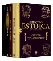 Livro Biblioteca Estoica Grandes Mestres Volume I De Marco Aurélio,Epiteto,Sêneca Box com 4 Livros Editora Camelot