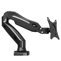 Suporte de Mesa com Pistão para TV Monitor 17 até 27 elg F80N Preto