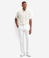 calça chino slim masculina de sarja cinza 46 e 48