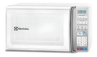 Micro-ondas de Bancada Electrolux Branco 27L com 55 receitas pré-programadas no Menu Online MB37R 127V