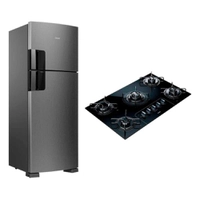 [Com Cashback R$ 2958] Geladeira Consul Frost Free Duplex 451L CRM53FK + Cooktop 5 Bocas Consul Facilite CD075 