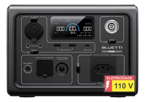 Estação De Energia Bluetti Eb3a Gerador Solar Portátil 600w