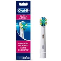Refil de Escova Dental Elétrica Oral-B Floss Action - 2 Unidades