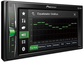 Multimidia Automotivo Pioneer MVH-A208VBT LCD 6,2” - Bluetooth 23 W RMS Entrada para Câmera de Ré USB por R$ 599