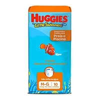 Fralda Huggies Little Swimmers M/G c/10 unid.