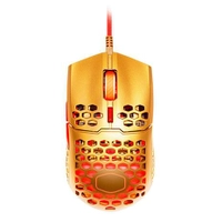 Mouse Gamer Cooler Master MM711, RGB, 6 Botões, 16000DPI, Edição Especial Vermelho/Dourado