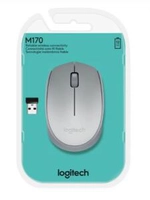 Mouse Sem Fio Óptico Logitech USB M170 Prata | R$40