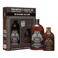 Kit QOD Barber Shop Old School Whiskey Shampoo 290ml + Leave-In 145ml | R$20
