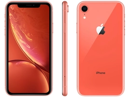 iPhone XR Apple 64GB Coral 4G Tela 6,1” Retina - Câm. 12MP + Selfie 7MP iOS 12 Proc. Chip A12