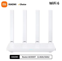 [R$197,00 moedas/App] Roteador WiFi Xiaomi Mijia AX3000T, Wifi 6