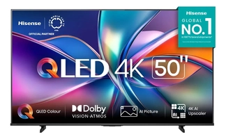 Smart TV Hisense 50" 4K QLED 50Q6QV com Wi-Fi e Controle por Voz