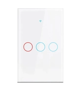 Interruptor de luz inteligente para casa 3 botões Tuya