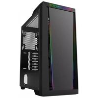 Gabinete Gamer Gamdias, Argus M2, RGB, Mid Tower, ATX, Black, Sem Fonte, Sem Fan