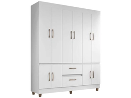 Guarda-roupa Casal 10 Portas 2 Gavetas Araplac - Coimbra
