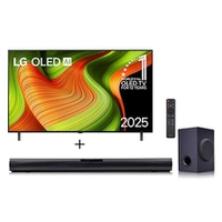 Combo Smart TV LG OLED AI B5 4K de 55 polegadas 2025 + Soundbar LG SQC1 160W RMS