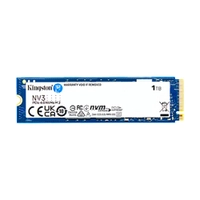 [APP] SSD Kingston NV3, 1 TB, M.2 2280, PCIe 4.0 x4, NVMe, Leitura: 6000 MB/s, Gravação: 4000 MB/s, Azul - SNV3S/1000G