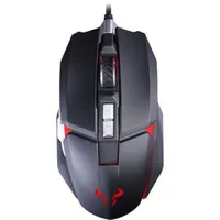 Mouse Gamer Riotoro Aurox, 10000 DPI, 8 Botões Programáveis, Sensor PixArt PWM 3330, Black R$104