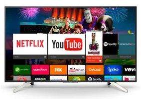 Smart TV Android LED 49" Sony KD-49X755F Ultra HD 4k com Conversor Digital 4 HDMI 3 USB 60Hz - Preta