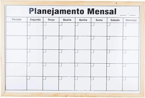 Quadro Branco de Planejamento, Souza & Cia, 6332, Branco - R$30