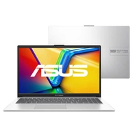Notebook ASUS Vivobook Go E1504GA Intel Core i3 N305 4GB Ram 256GB SSD Linux KeepOS Tela 15,6" FHD Silver - NJ447